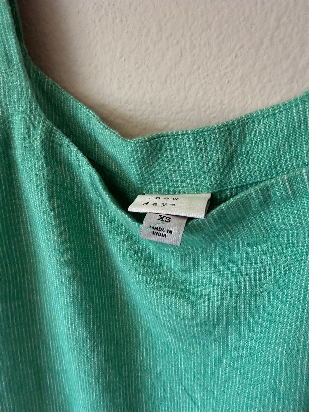 a new day Green Sleeveless Square Neck Tank - Picture 3 of 5